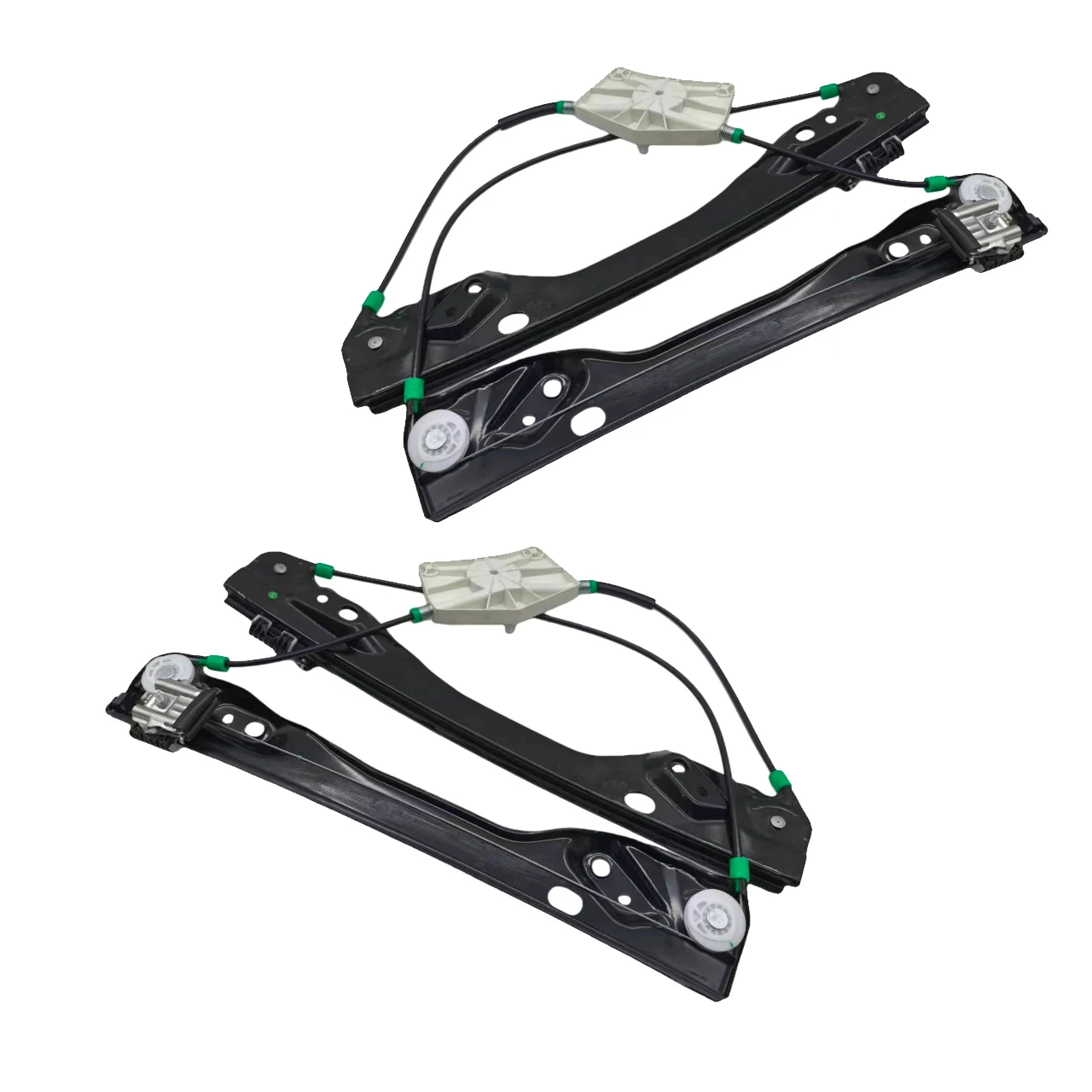 1 Pair front Driver Side Power Window Regulator Motor Assembly Fit for 2007-2014 for Ford Edge 2007-2015 for Lincoln MKX,