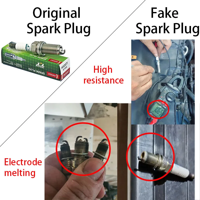 IKH20TT 4704 DENSO Dual Iridium Spark Plug for BMW LEXUS NISSAN SUBARU SUZUKI TOYOTA VOLVO MITSUBISHI INFINITI LOTUS OPEL