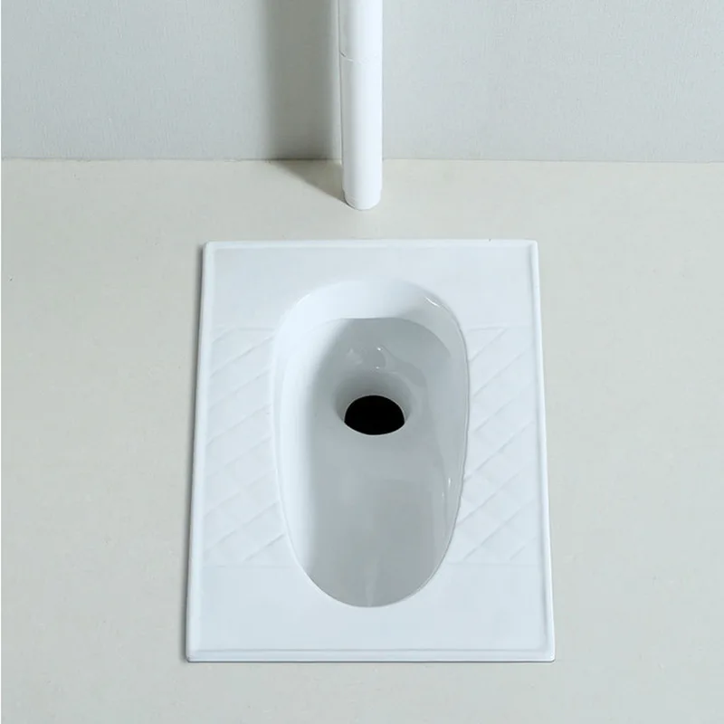 Hot Selling Modern Design Toilet Squat Toilet Yemen Market High Pressure Mold Firing Transparent Durable Easy Clean Squat Toilet