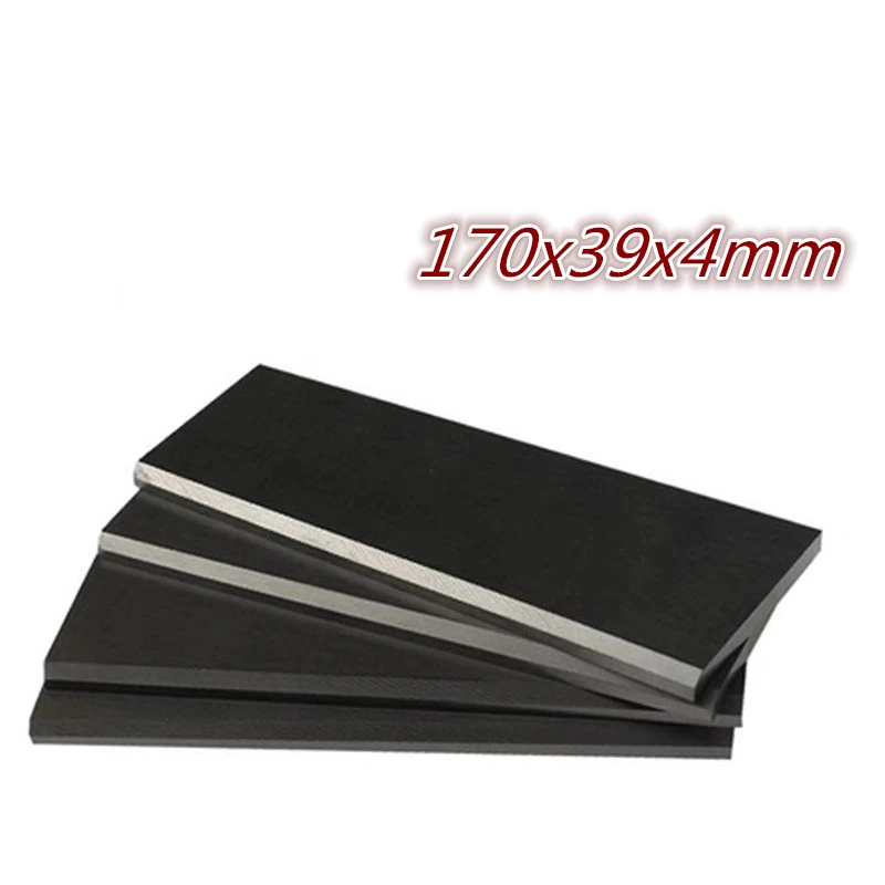 170x39x4mm carbon vane graphite vanes for vacuum pump carbon sheet air pump blade 7/8 pcs/lot