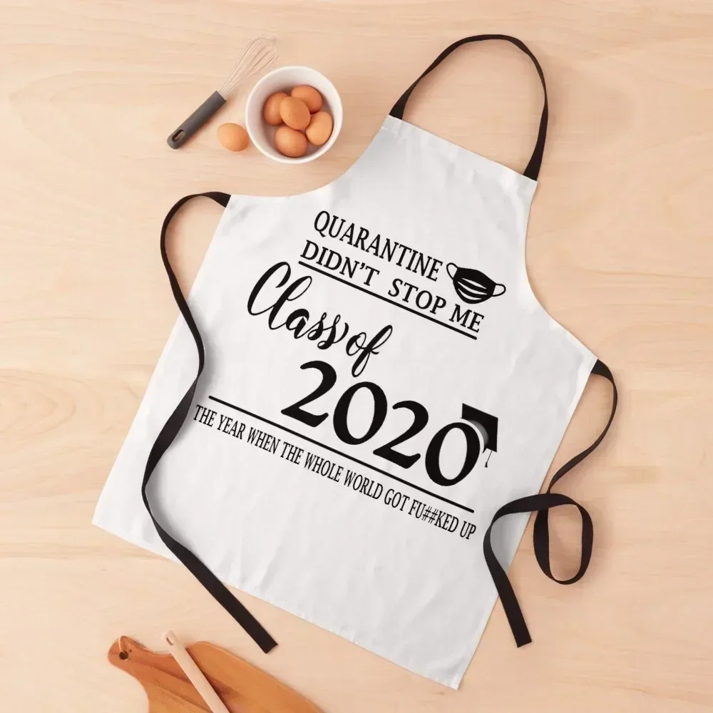 

Class of 2020 Graduation Apron Kitchen Chef Customizable Woman Chef Accessories manicurist Apron