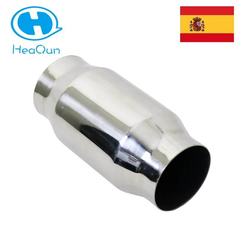 

Car Catalytic Converter 3" Inch 300 Cell CPSI CPI Metal Core With Metallic Catalyst 300 cpsi exhaust pipe