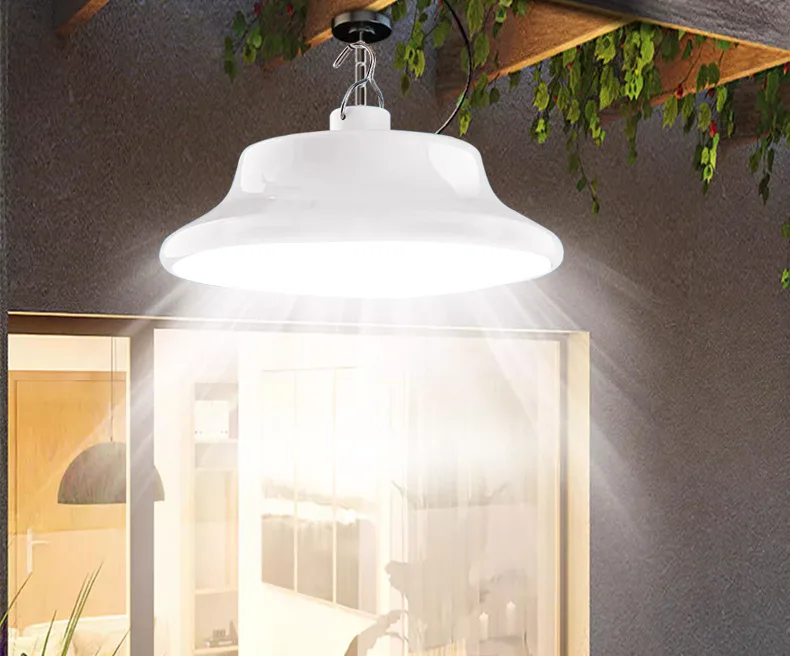 Imagem -06 - High-bright Home Solar Jardim Luz Iluminação Interior com Controle Remoto Outdoor Pendant Light Impermeável Resposta Sensível Novo