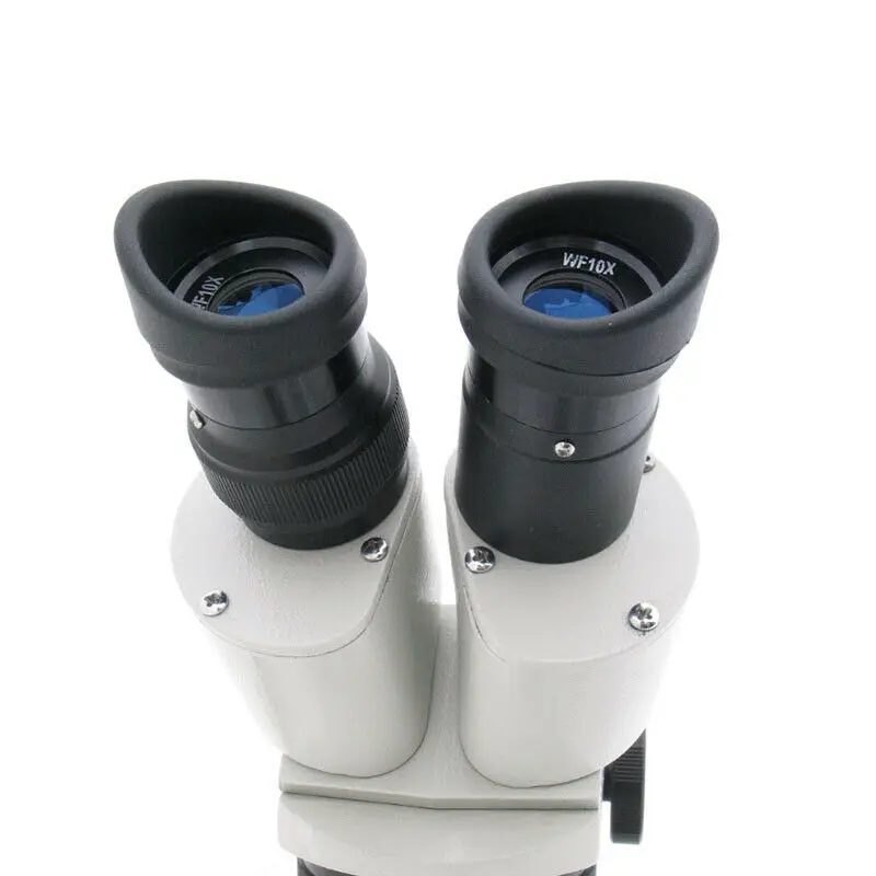 20X-80X Industrial Soldering Stereo Binocular Microscope Top Bottom Light Illumination 10X 15X 20X Eyepiece Optional