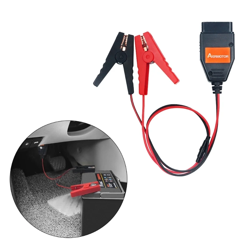 

Кабель с зажимом для электропитания, аварийные разъемы OBD2, аварийное отключение питания, защитный кабель памяти