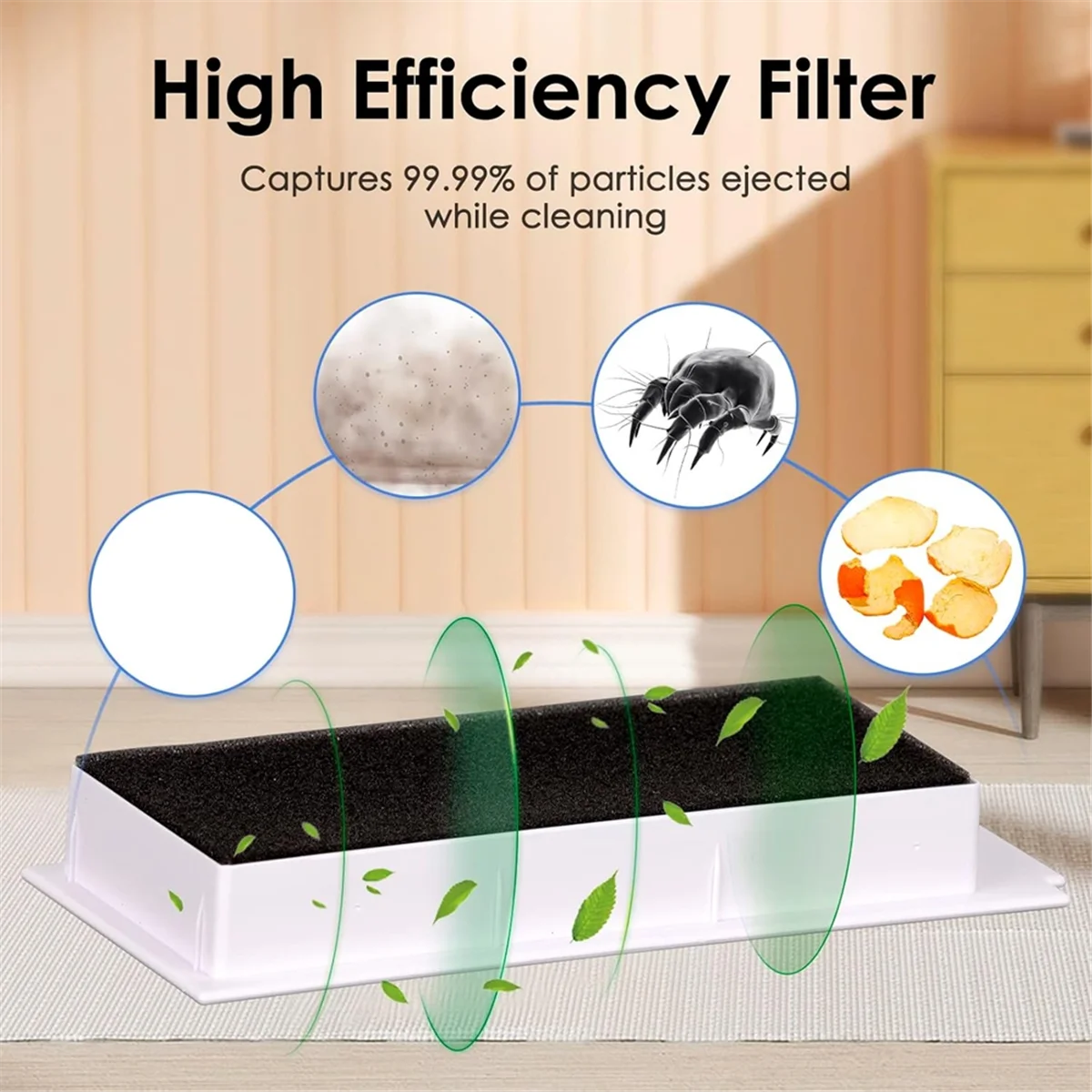 27PCS for ECOVACS T10 / T10 PLUS / X1 PLUS Robot Vacuum Cleaner Parts Main Side Brush Hepa Filter Mop Rag Dust Bag