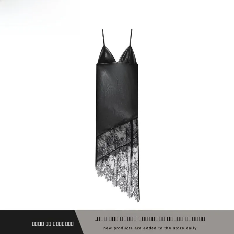 Eleganckie ZR Sle Lace Leather ter Dr Damskie Nowe Ubrania Jesienno-Zimowe Uniwersalne Strapl Dr Ci Dojazdy do Pracy