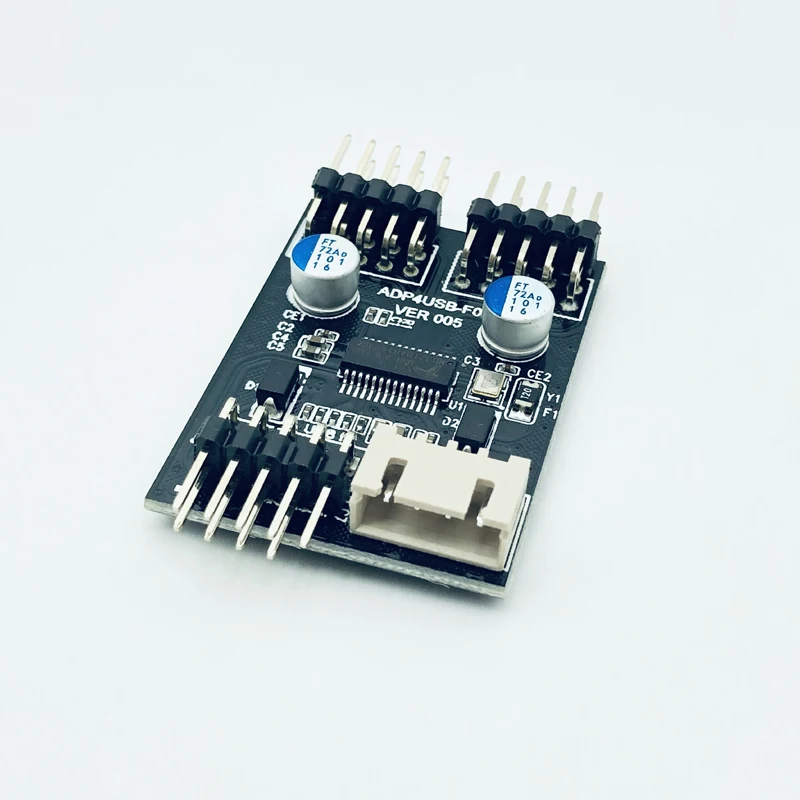 9Pin USB Header 1 to 2 Card Board Desktop 9-Pin USB HUB USB2.0 9-pin Connector Adapter 30cm USB 9Pin Cable + SATA Power Cable NEW