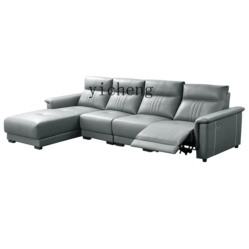 

XL Multifunctional Electric Technology Cloth Sofa Living Room Straight Four-person Sofa Combination Furniture