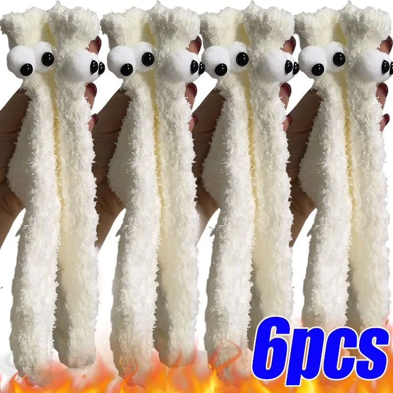 

Носки из кораллового флиса, термозимние теплые носки из искусственного кашемира для мужчин и женщин, утолщенные термоизоляционные носки для дома и офиса, мягкие и удобные