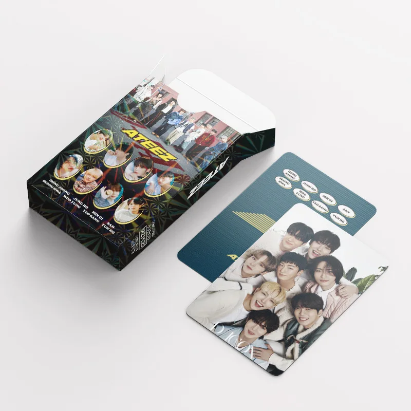 92pcs ATEEZ THE WORLD EPF Box Set Holographic Photocards – Premium K-pop Fan Collectibles