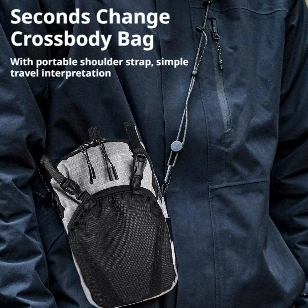 

Hiking And Mountain Climbing Travel Bag Outdoor Backpack Shoulder Strap Pouch Waterproof Water Bottle Storage Bag