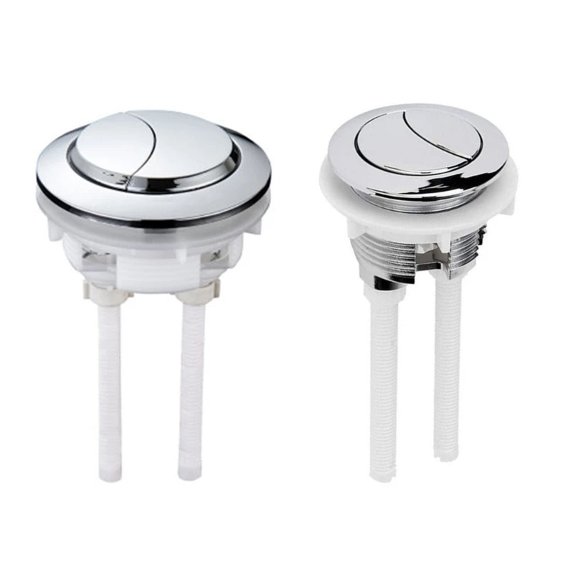 2pcs Round Toilet Push Button Double Push Flushing Button Toilet Button Dropship