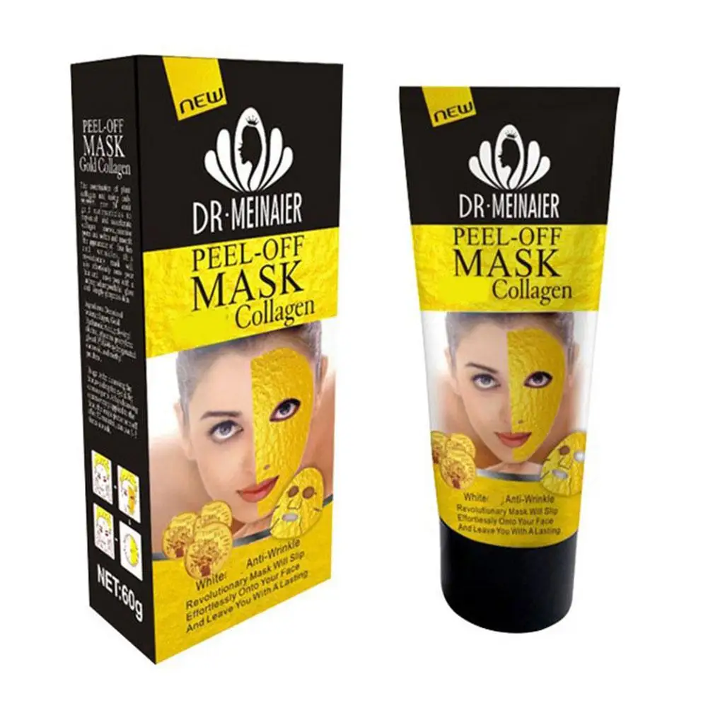 24K Gold Peel-Off Mask Collagen Anti Aging Wrinkle Lifting Firming Moisturises Deep Cleansing Fine Lines Mask For All Skin A6X3