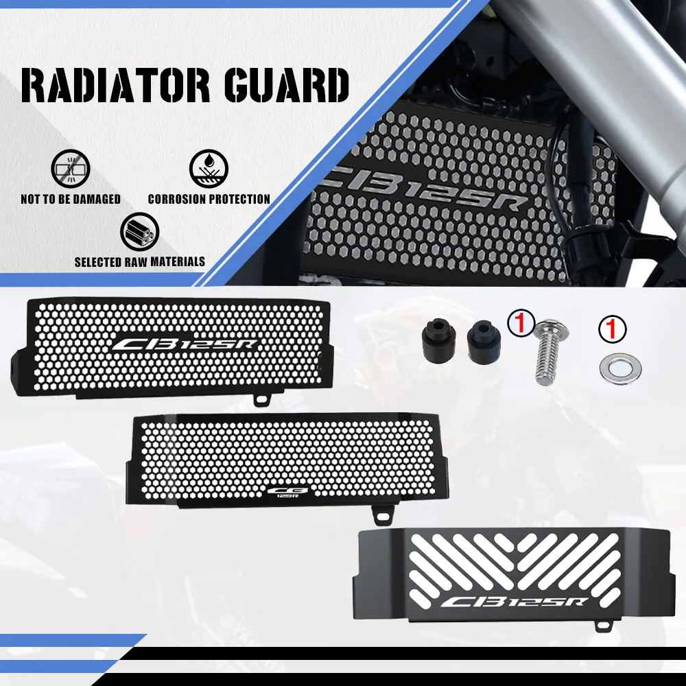 

2024 Motorcycle For Honda CB125R Moto Parts Radiator Grille Guard Water Tank Protection CB 125R CB125 R 2018-2020 2021 2022 2023