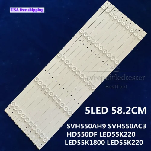 

LED Strips(10) for Sharp LC-55LB4 SVH550AC3 HD550DF-B32 SVH550AH9 55H5C 55h6b