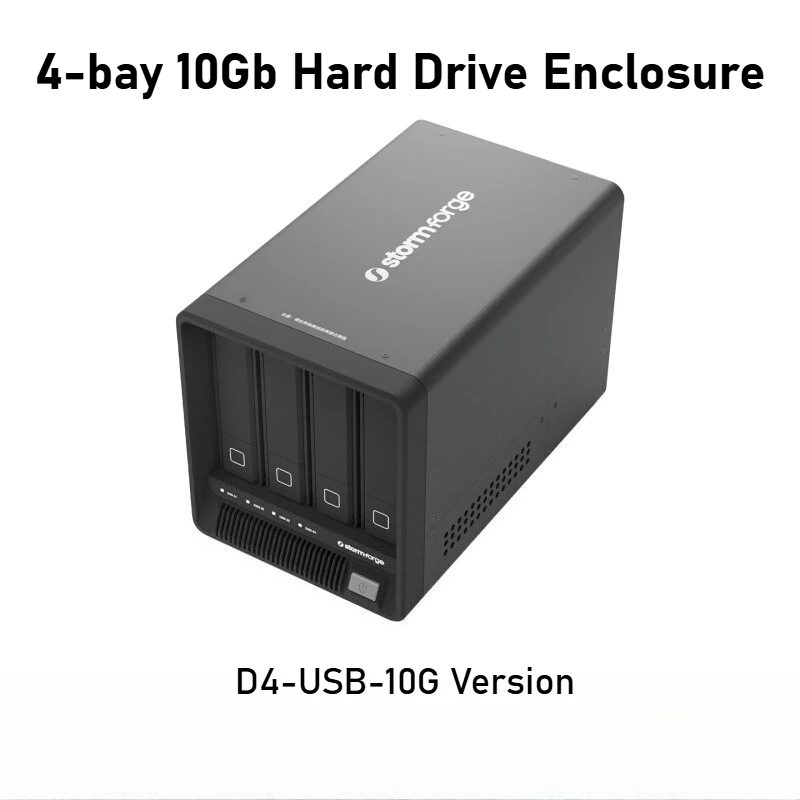 

Внешний корпус для 4 жестких дисков 10 Гбит/с (DAS), Plug and Play, поддерживает жесткие диски SATA, D4-USB-10G