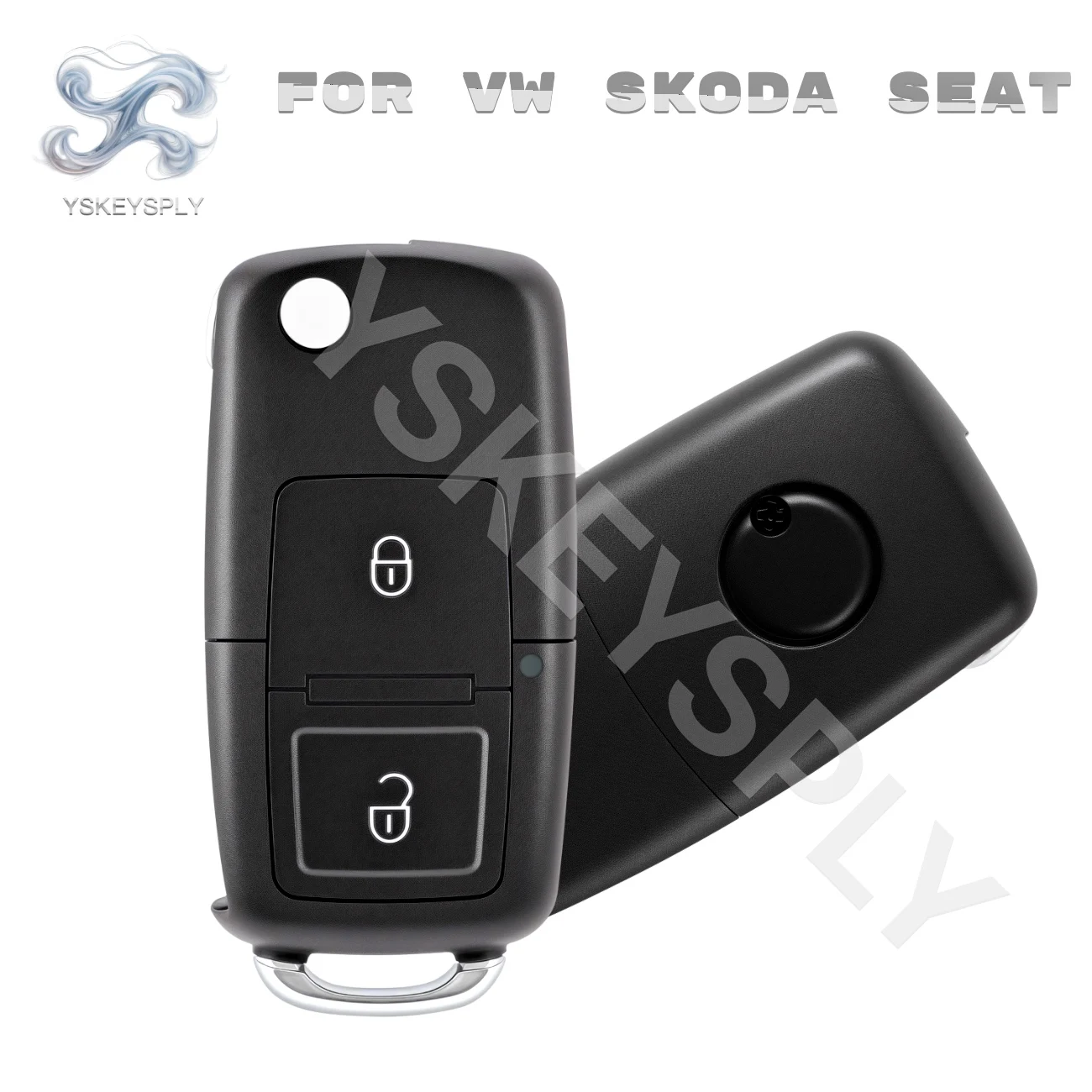 For VW Golf MK4 Beetle For Skoda Octavia Tour For Seat Toledo Flip Remote Key Fob HU66 ID48 Chip 433MHz 1J0959753N
