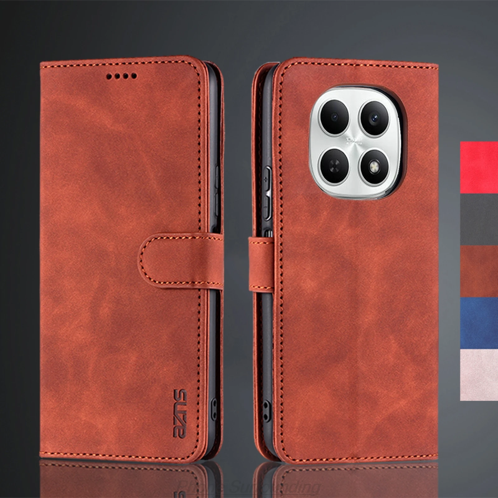 

Card Holder Wallet Case for Xiaomi Redmi Note15 / Redmi Note 15 4G/5G Pu Leather Case Flip Holster Phone Cover Capa fundas Coque