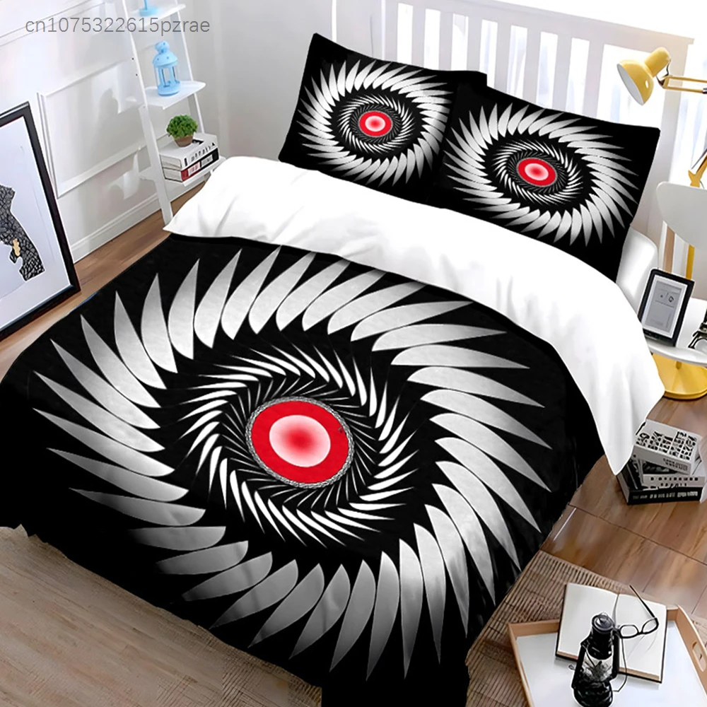 Modern Abstract Wall Decor Set Multiple Sizes kid's And adults' Bedroom Exquisite 3PC Bedding set, Gift