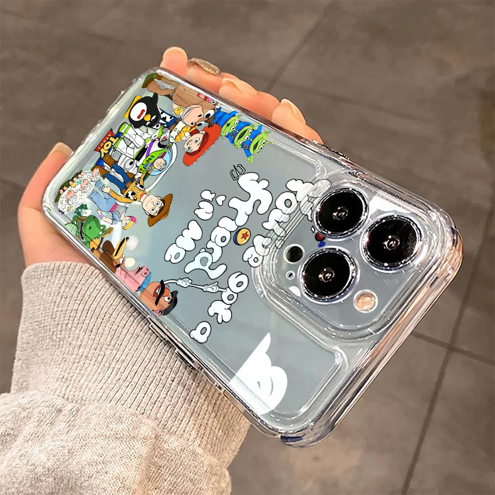 New Ins Toy Story Phone Case for Samsung Galaxy A57 A56 A55 A54 A52 A37 A36 A26 A17 A16 A07 A06 4G 5G Soft TPU Transparent Cover view 4