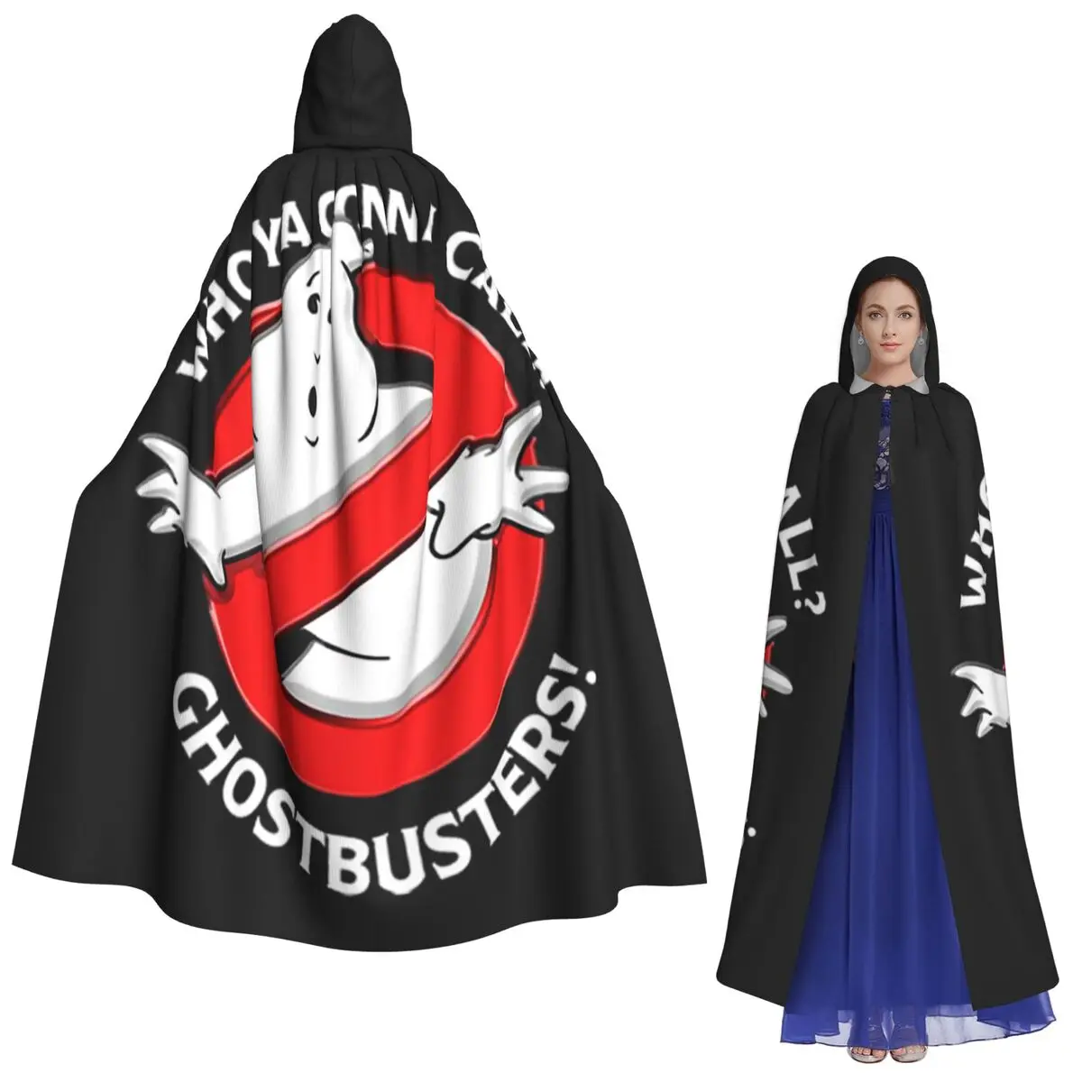 

Охотники за привидениями-1984 фильм длинный плащ с капюшоном ведьма средневековый костюм косплей накидка Хэллоуин вампир для взрослых унисекс