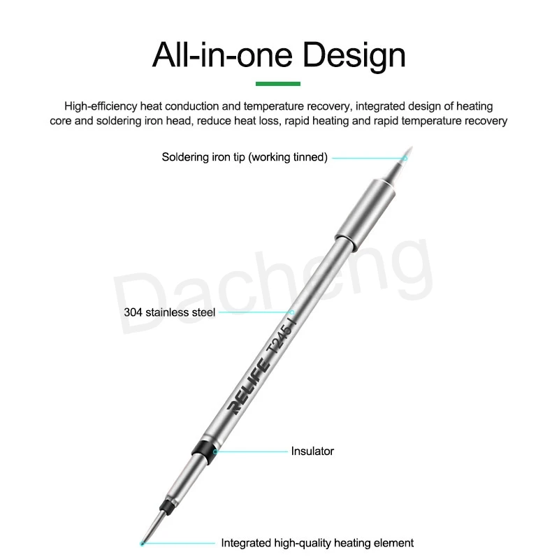 طرف مكواة لحام عالمية من RELIFE، أطراف Relife RL-T245، محطة لحام JBC، C245، يد GVM T245