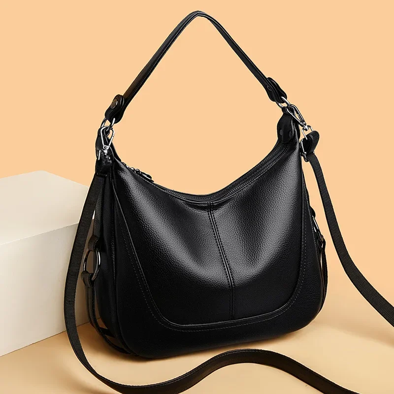 

Luxury Womens Designer Handbags large Capacity pu leather Crossbody Bags for Woman Fashion Soft Skin Female Shoulder Bags