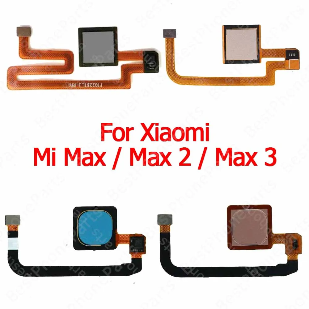 

Датчик отпечатков пальцев с кнопкой возврата и гибким кабелем для Xiaomi Mi Max 2 3 Max2 Max3 Сенсорное меню сканер отпечатков пальцев новый оригинальный