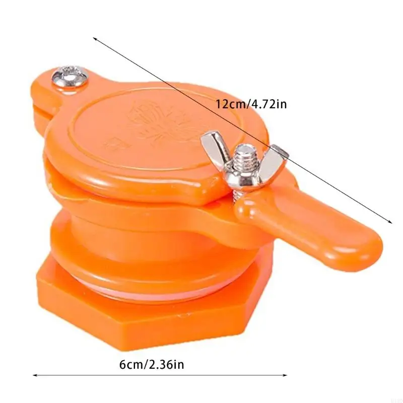 918d 6 حزمة قابلة للتعديل تدفق التدفق الصمامات الصمامات بوابة بوابة موزع ناعم بوابة العسل