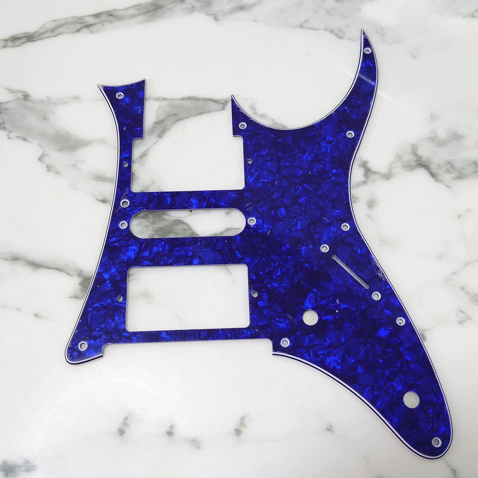 10 فتحات HSH جيتار Pickguard أزرق لؤلؤي لقطع غيار القيثارات الكهربائية طراز RG 350 EX