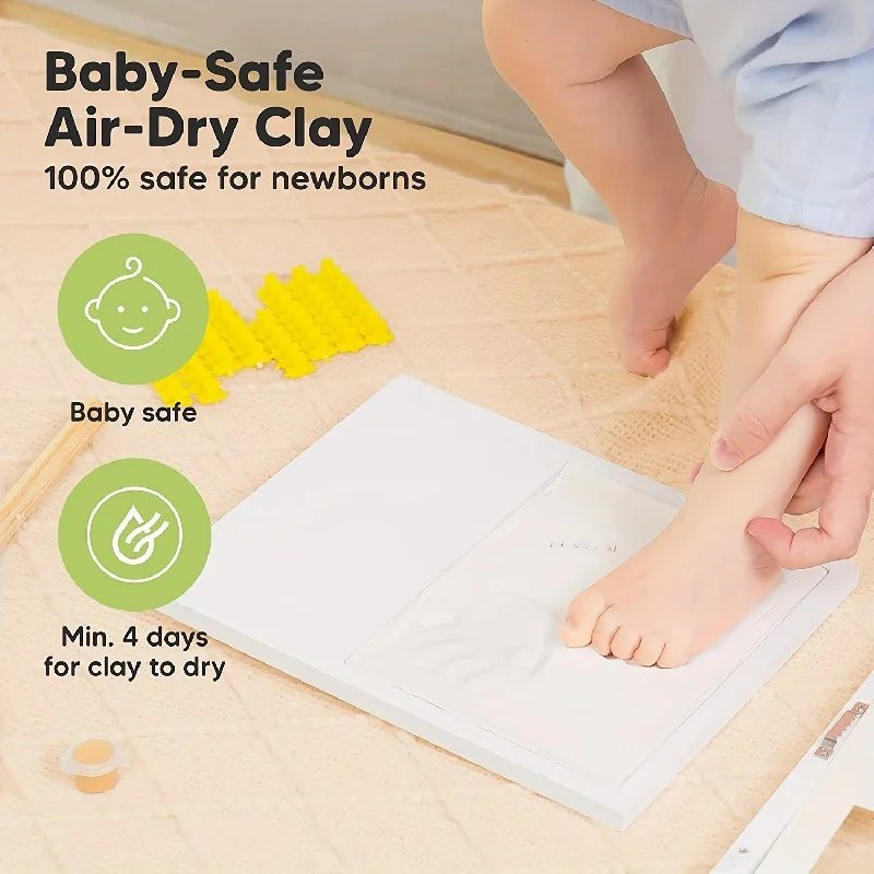 Baby Hand and Footprint Keepsake Photo Frame Kit 3