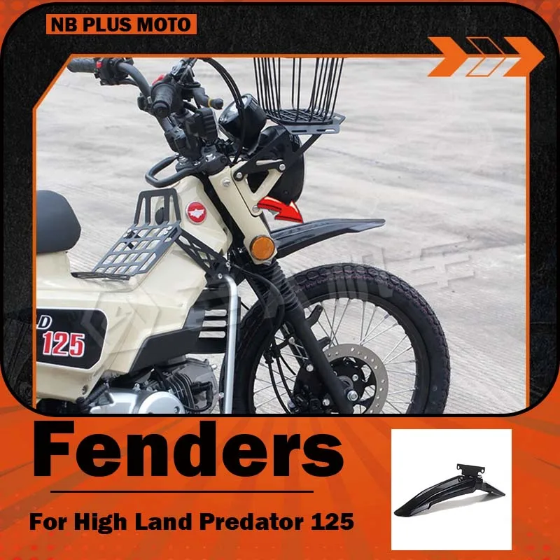 【Premium】Guardabarros delantero modificado para motocicleta High Land Predator 125, guardabarros todoterreno, guardabarros delantero tipo pico de pájaro