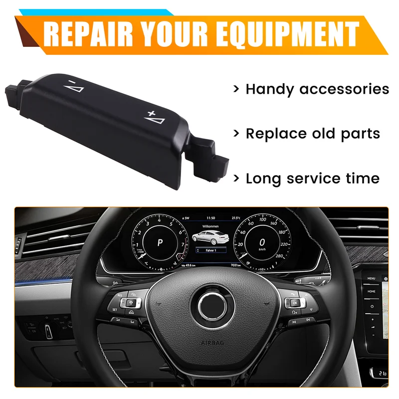 

Lasting Steering Wheel Volume Switch Button Volume Button For Golf MK7 Volume Switch Button Car Volume Switch Button For Golf MK