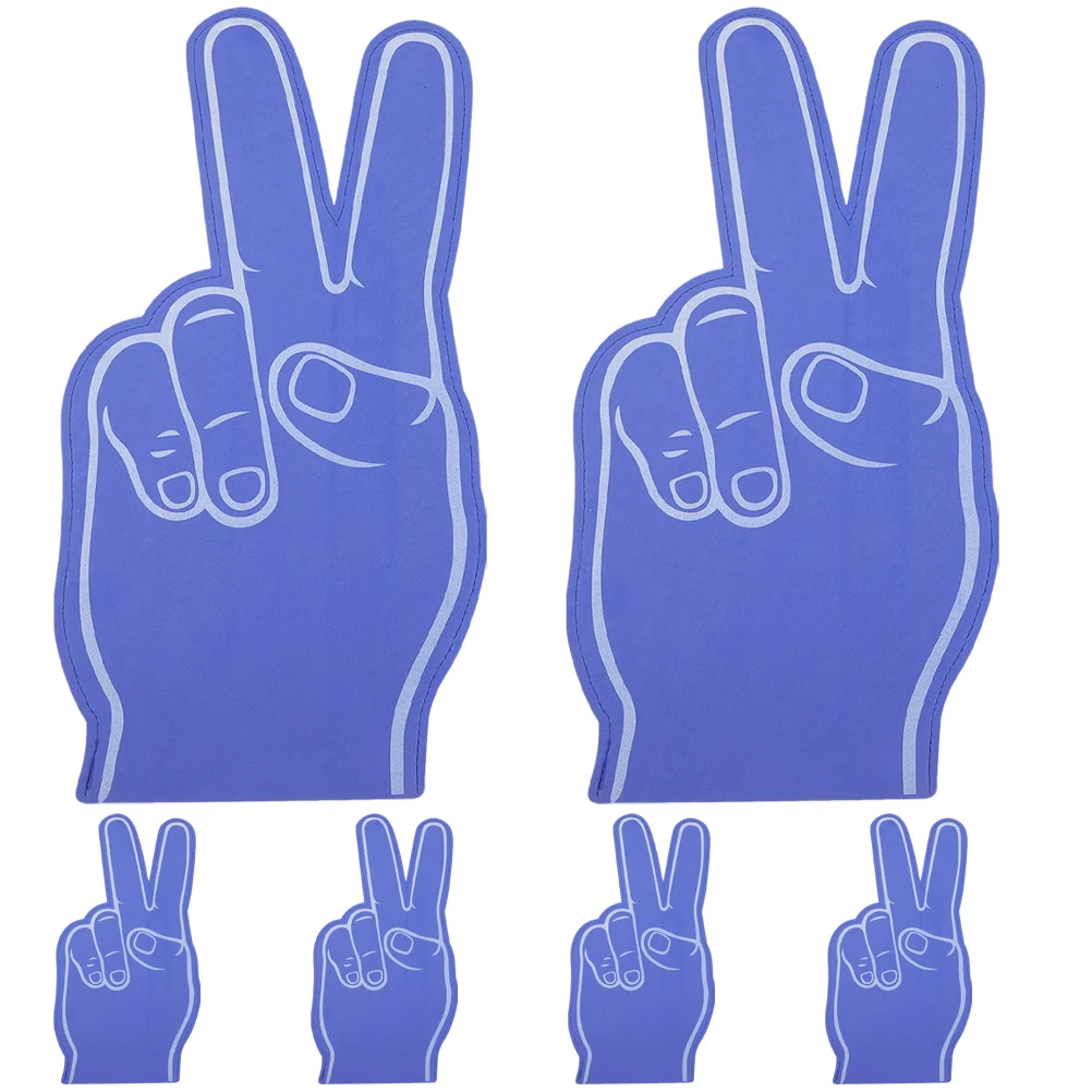 

6 Pcs Foam Fingers Pointer Funny Toy Portable Bulk Eva Football Game Noise Makers Hand Glove Child