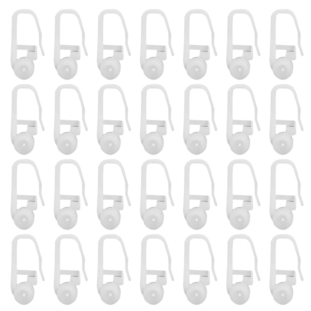 

100pc Bed Curtain Special Hook Shower Window Covering Hanging Hooks Universal Curtain Roller Blind Sliding Window Curtain Hanger