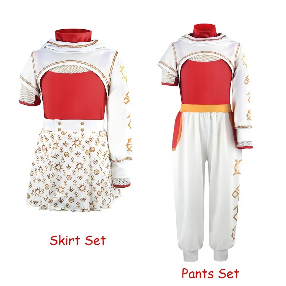 

Movie Zombies 4 Dawn of The Vampires Nova Cosplay Costume Top Skirt/Pants Roelplay Halloween Carnival Costumes 2025