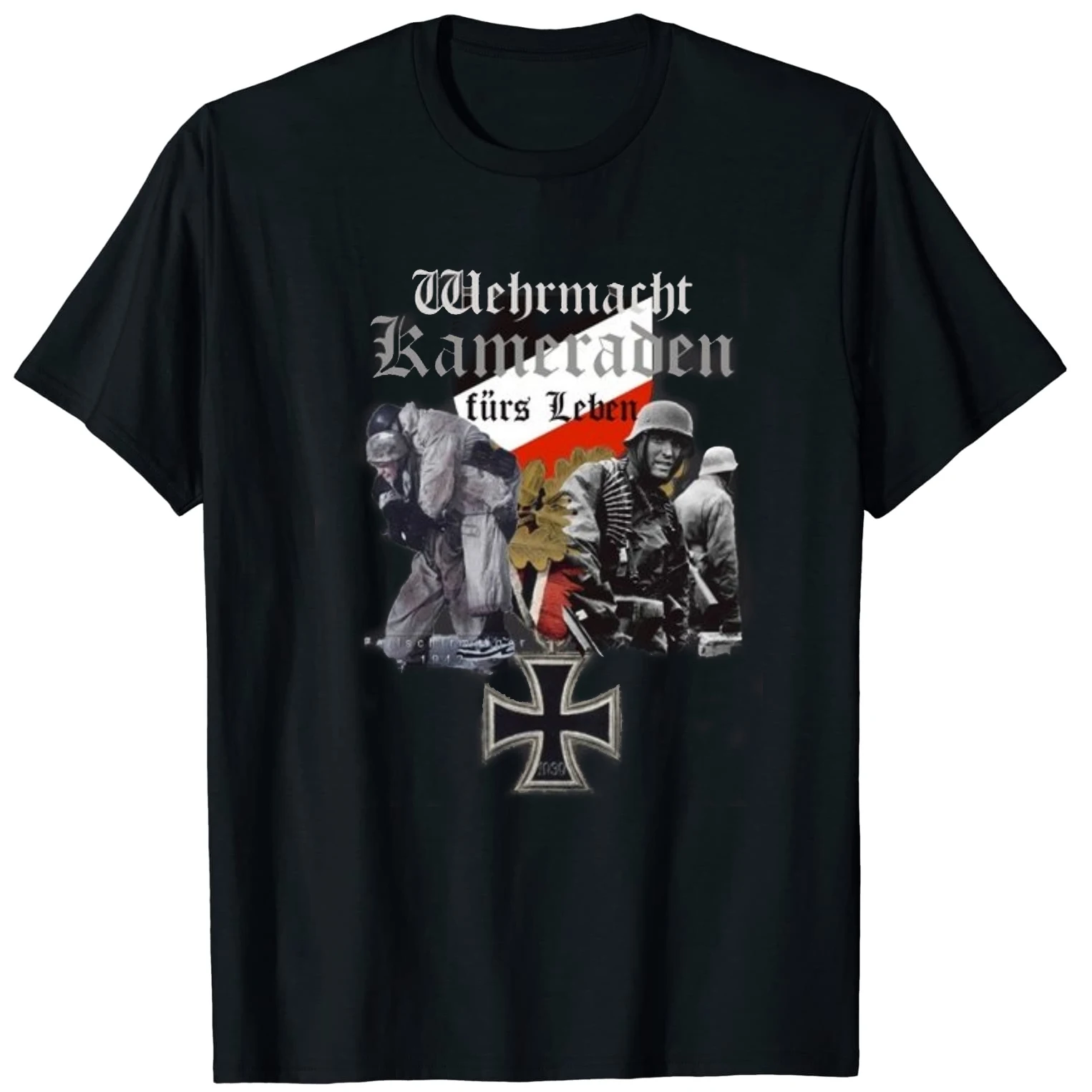 Mission and Glory Bundeswehr Lifelong Comrade In Arms T-Shirt. Summer Cotton Short Sleeve O-Neck Mens T Shirt New