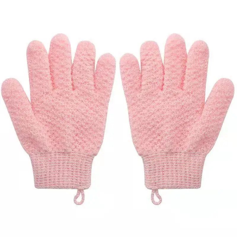 a piece Of Five Finger Bath Gloves Creative Home Body Massage Sponge Lazy Bath Gloves Deodorant Massage Elastic Bath Scrub Mud