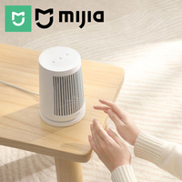 MIJIA Portable Desktop Electric Space Heater,45°Oscillating,600W PTC Ceramic Heaters Fan,For Bedroom, Office and Indoor Heating