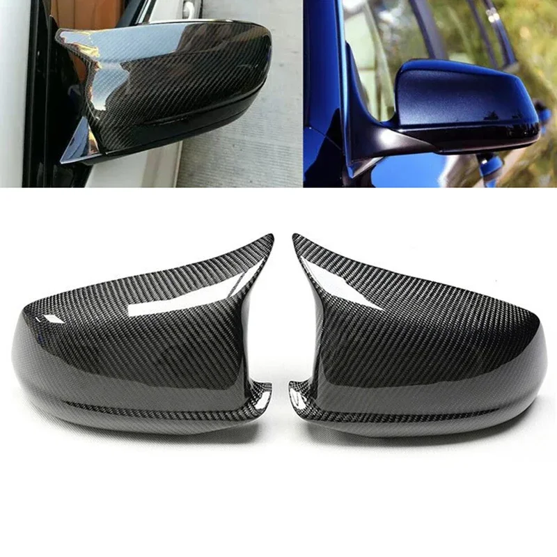 For BMW 5 SER F10 F18 2010 2011 2012 2013 Performance Carbon fiber Car Rearview Side Mirror Cover Trim Cap parts accessories