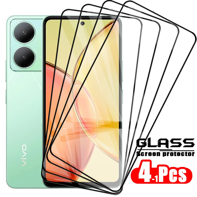 4-1pcs Tempered Glas for Vivo Y36 5G 4G Glass Screen Protectors Protective Film Y27 Y56 Y100 Y35 Y72 5G Y70 Y51 Y52 5G Y31 Y31s