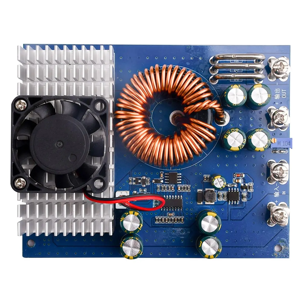1000W 50A Step-Down Converter 25-90V to 2.5-50V Adjustable Bucks Module for Power Tool Electric Vehicle DIY Power Supply