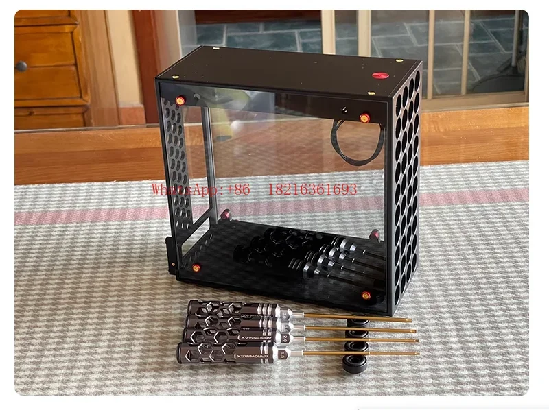 2026GOOD The V7-DC Captain All-aluminum DC Power Supply Small Enclosure Supports Half-height PCI Computer Chassis Accessories