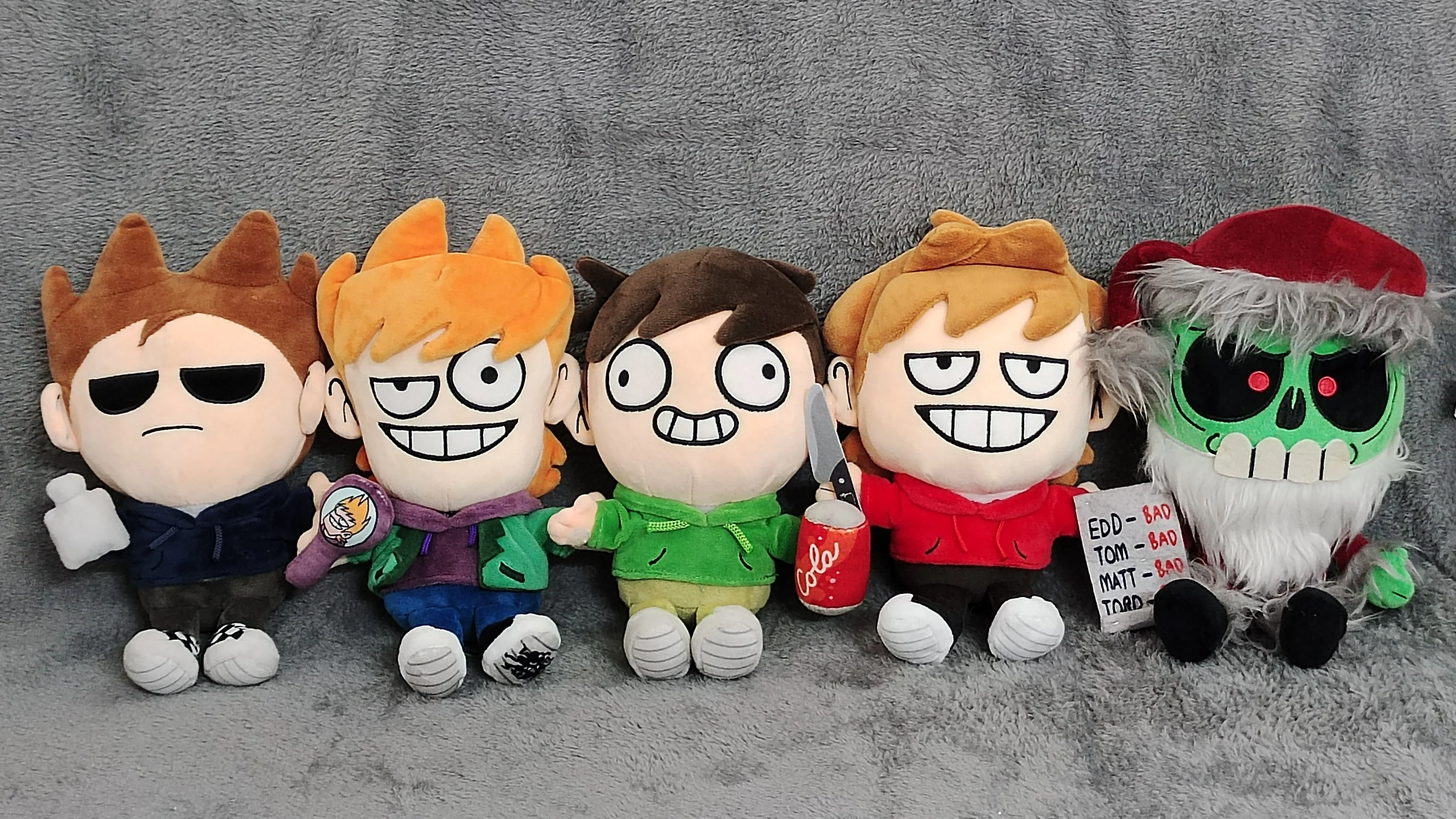 Makeship Eddsworld Edd Plush Tom Plush Tord Plush Matt Plush