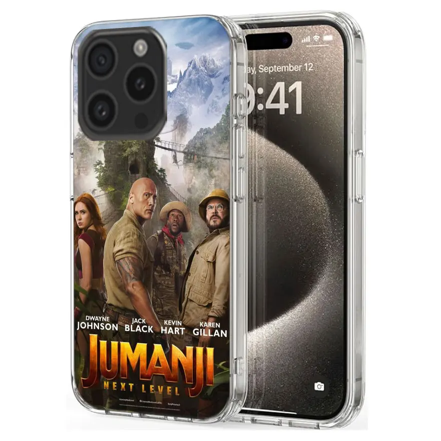 Jumanji Welcome to the Jungle Clear Phone Case For Apple iPhone 12 13 Mini 11 14 15 16 Pro Max Cover XS MAX XR Soft