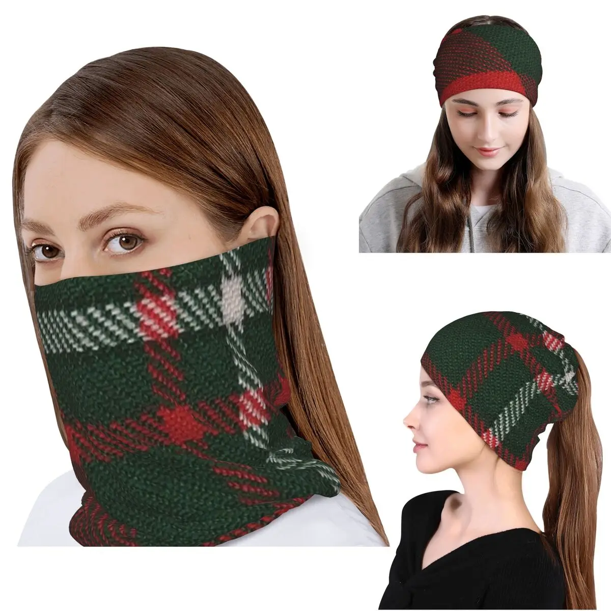 MacGregor Modern Scottish Tartan Bandana, pasamontañas, máscara, bufanda, gorro multifunción, gorro tipo balaclava, para hombres, mujeres, adultos, transpirable