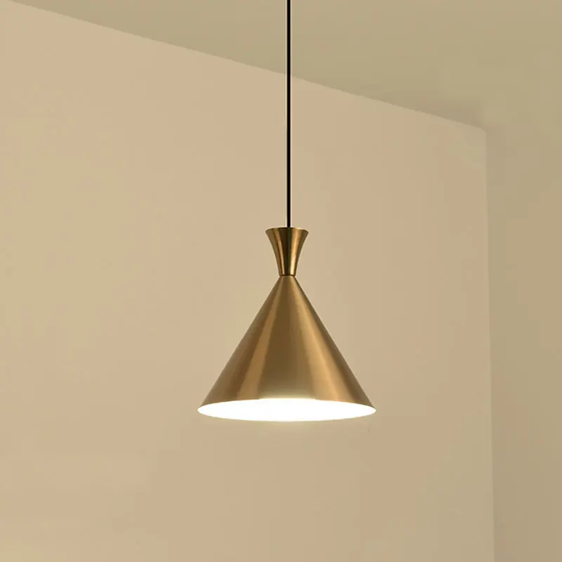 Lampada a sospensione di lusso leggera semplice ristorante moderno a testa singola lampada da comodino minimalista piccola lampada a sospensione