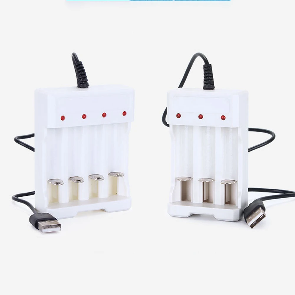 Dynamic USB Charger for AA AAA Rechargeable Batteries Fast Charge Support for Various Types Including NiMH and NiCd