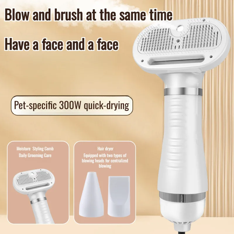 Pet Dog Quick Detangling Comb No Clean Spray Blow Dryer Hair Pet Comb No Clean Spray Set